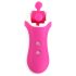 FEELZTOYS Clitella - oplaadbare, draaiende, orale vibrator (roze)