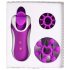 FEELZTOYS Clitella - oplaadbare, draaiende orale vibrator (paars)