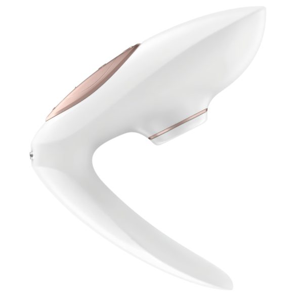 Satisfyer Pro 4 Couples - oplaadbare luchtdrukvibrator voor koppels (wit)