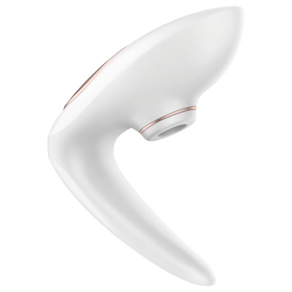 Satisfyer Pro 4 Couples - oplaadbare luchtdrukvibrator voor koppels (wit)