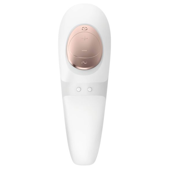 Satisfyer Pro 4 Couples - oplaadbare luchtdrukvibrator voor koppels (wit)