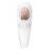 Satisfyer Pro 4 Couples - oplaadbare luchtdrukvibrator voor koppels (wit)
