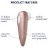 Satisfyer 1 Number One - luchtdruk clitorisstimulator (bruin)