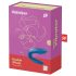 Satisfyer Dubbele Walvis - 2-motorige koppelvibrator (blauw)