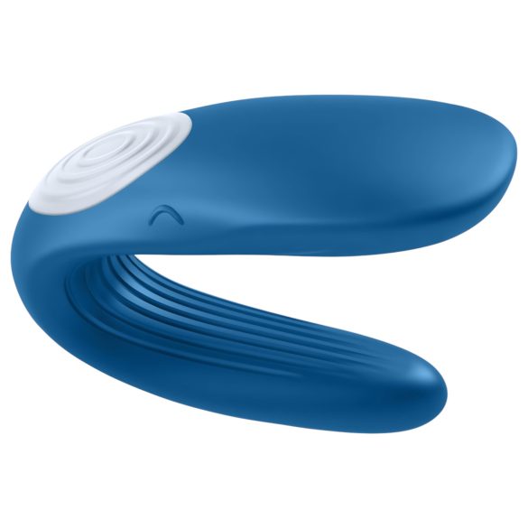 Satisfyer Double Whale - duo vibrator met 2 motoren - siliconen - blauw