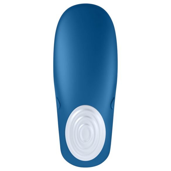 Satisfyer Double Whale - duo vibrator met 2 motoren - siliconen - blauw