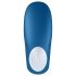 Satisfyer Dubbele Walvis - 2-motorige koppelvibrator (blauw)