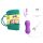 FEELZTOYS Twisty - draaibare vibrerende ei (paars)