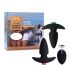 FEELZTOYS Funkybutts - draadloze oplaadbare anale vibrator set (zwart)