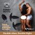 FEELZTOYS Funkybutts - draadloze oplaadbare anale vibrator set (zwart)