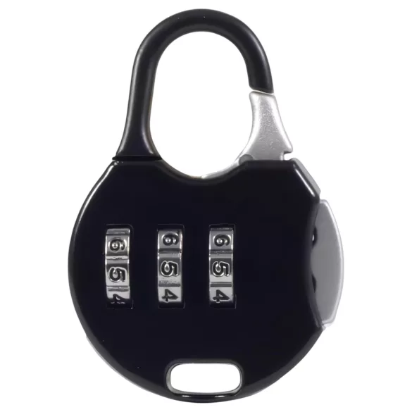 LOCK A WILLY - penis koker met slot - siliconen - zwart