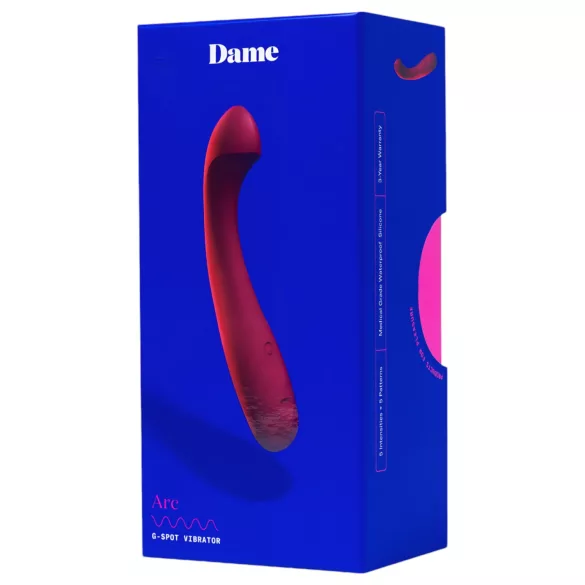 Dame Arc - oplaadbare G-spot vibrator (malvekleur)