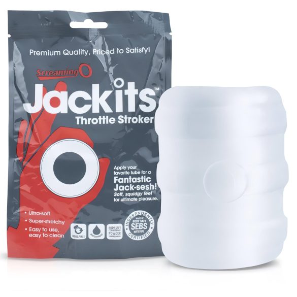Screaming Jackits - masturbator, penisring en rekker (doorzichtig)