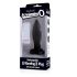 Screaming Plug - draadloze oplaadbare anale vibrator (zwart)