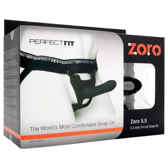 Perfect Fit ZORO 5.5 - Aanpasbare Dildo (14cm) - Zwart