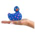 My Duckie Romance 2.0 - waterdichte clitorisvibrator (blauw-roze)