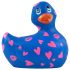My Duckie Romance 2.0 - waterdichte clitorisvibrator (blauw-roze)