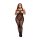 Baci Plus Size - zwarte netjurk met patroon (XL-XXL)