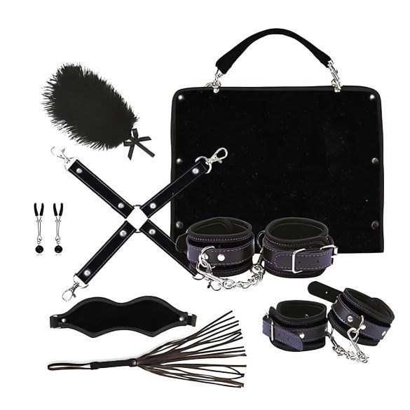RS Soiree Kinky Me Softly - BDSM Bondageset - Zwart (7-delig)