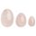 La Gemmes Yoni - Geishaballen Set - Rozenkwarts (3 stuks)