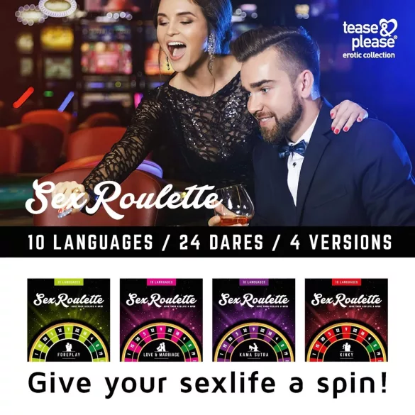 tease & please - Sex Roulette Foreplay - Roulette Gezelschapsspel voor Stelletjes