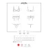 Obsessive Heartina - lingerieset (rood) - L/XL
