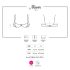 Obsessive Miamor - kanten push-up bh (zwart)