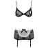 Obsessive Maidme - sexy kamermeisje kostuum set - 6-delig - L/XL