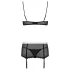 Obsessive Maidme - sexy kamermeisje kostuum set - 6-delig - L/XL