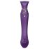 ZALO Queen - Luchtstoot G-spot & clitoris vibrator (paars)