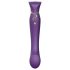 ZALO Queen - Luchtstoot G-spot & clitoris vibrator (paars)
