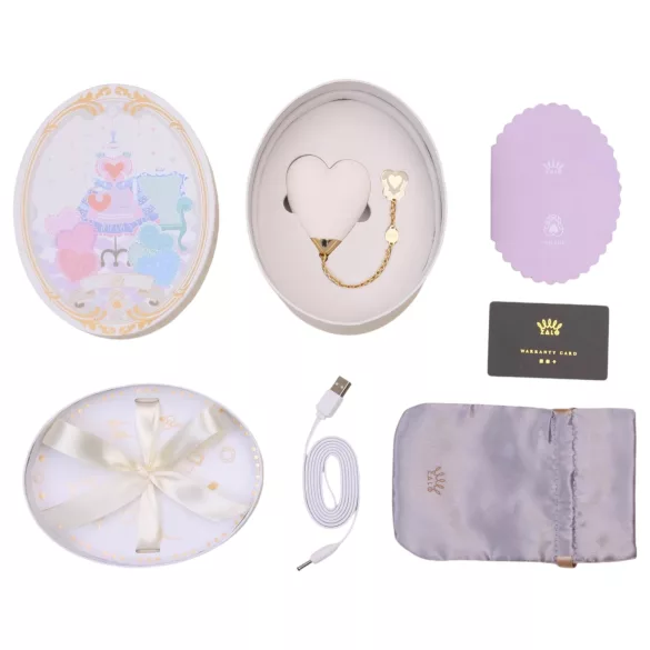 ZALO Baby Heart - app-gestuurde clitorisvibrator (wit)
