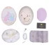 ZALO Baby Heart - app-gestuurde clitorisvibrator (wit)