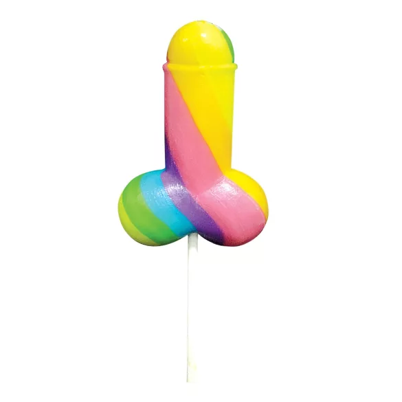 Rainbow Cock Pop - penislolly - fruit smaak - 85g