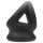 OXBALLS Tri-Squeeze - zwarte penisring