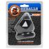 OXBALLS Tri-Squeeze - zwarte penisring