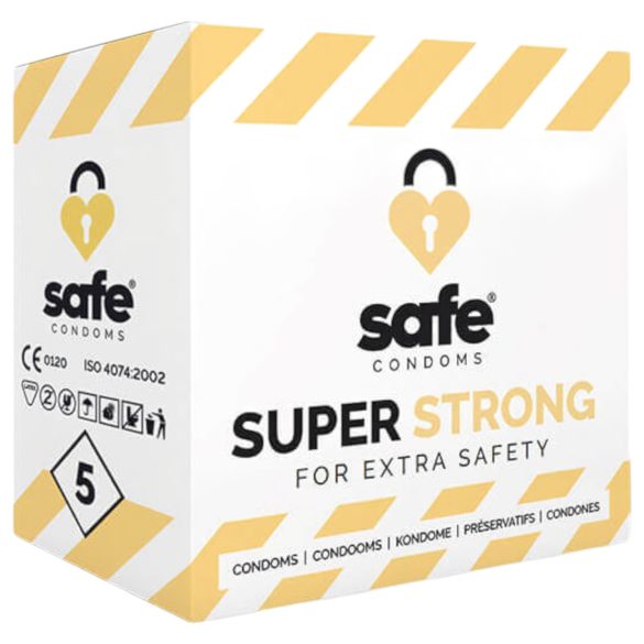 SAFE Super Strong - extra sterke condooms (5 stuks)