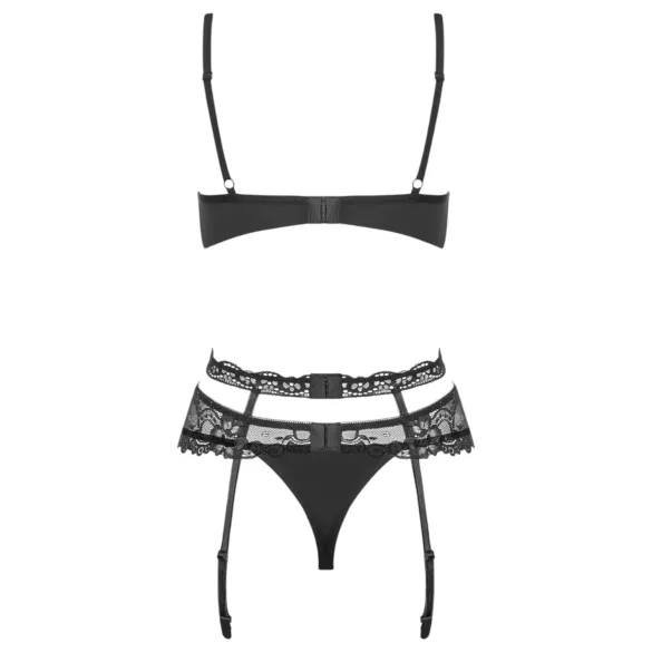 Obsessive Heartina - lingerieset (zwart)