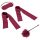 S&M - Satijnen Beginners Verbindingsset (Rood) - 4-delig