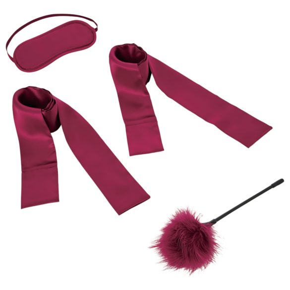 S&M - Satijnen Beginners Verbindingsset (Rood) - 4-delig