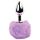 FEELZTOYS - metalen anale plug met konijnenstaart (zilver-paars)