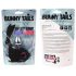 FEELZTOYS Bunny Tails - metalen anaalplug met konijnenstaart (zilver-zwart)