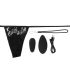 Screaming Panty - draadloze oplaadbare clitoris vibrator (zwart)