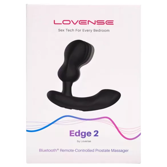 Lovense Edge 2 - prostaat vibrator - op afstand bestuurbaar - zwart