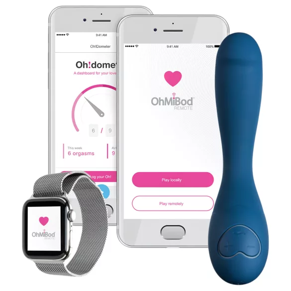 OhMiBod Bluemotion Nex 2 - app-gestuurde G-spot vibrator (blauw)