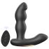 Aixiasia Hiross - draaibare anale vibrator (zwart)