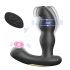 Aixiasia Hiross - draaibare anale vibrator (zwart)
