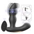 Aixiasia Hiross - draaibare anale vibrator (zwart)