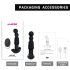 Aixiasia Abake - roterende anale vibrator (zwart)