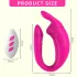Aixiasia Hera - oplaadbare, draadloze duo-vibrator (roze)
